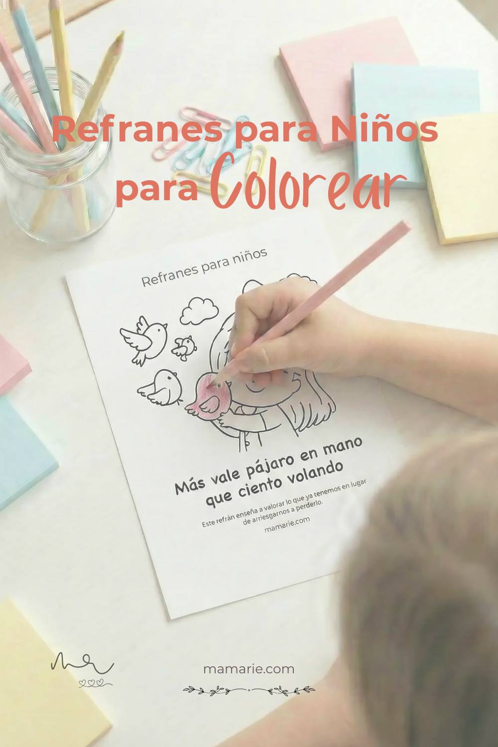 descargar refranes para niños para colorear en pdf imprimible