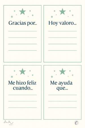 Tarjetas de Gratitud para niños, para descargar y regalar esta Navidad