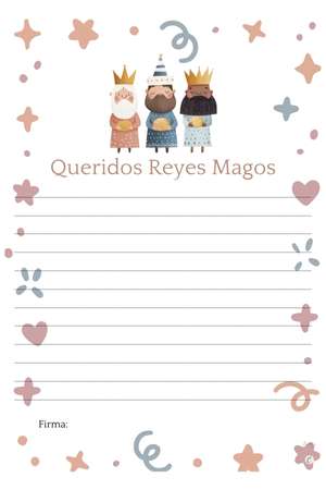 Carta Reyes magos para imprimir gratis