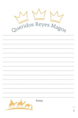 cartas reyes magos para imprimir pdf