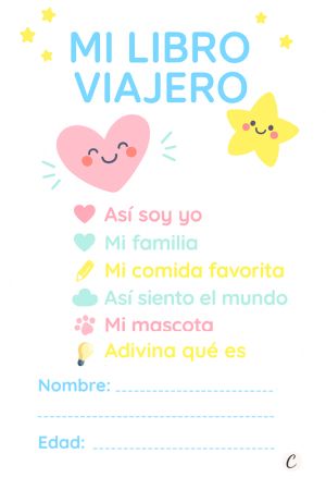 Recurso imprimible para niños con diseño dulce y minimalista.