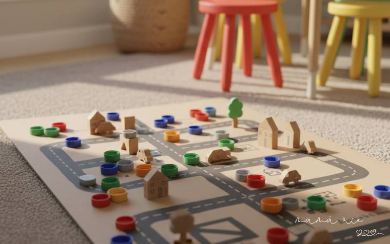 Idea de actividad creativa con materiales reciclados