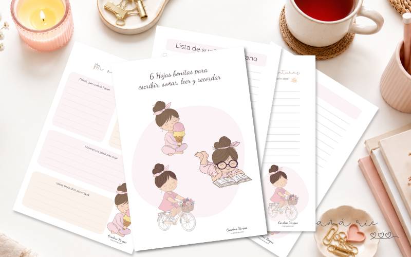 Pack de imprimibles de verano gratis con listas, lecturas, aventuras y recuerdos para niños y familias.
